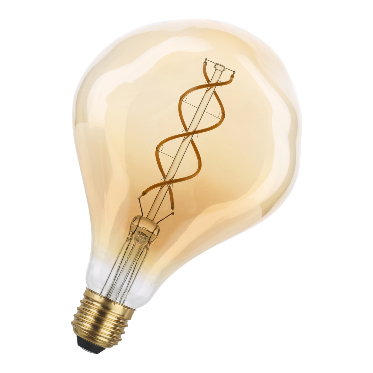 Spiraled Basic PS125 e27 dim 4W (25W) 250LM 819 goud