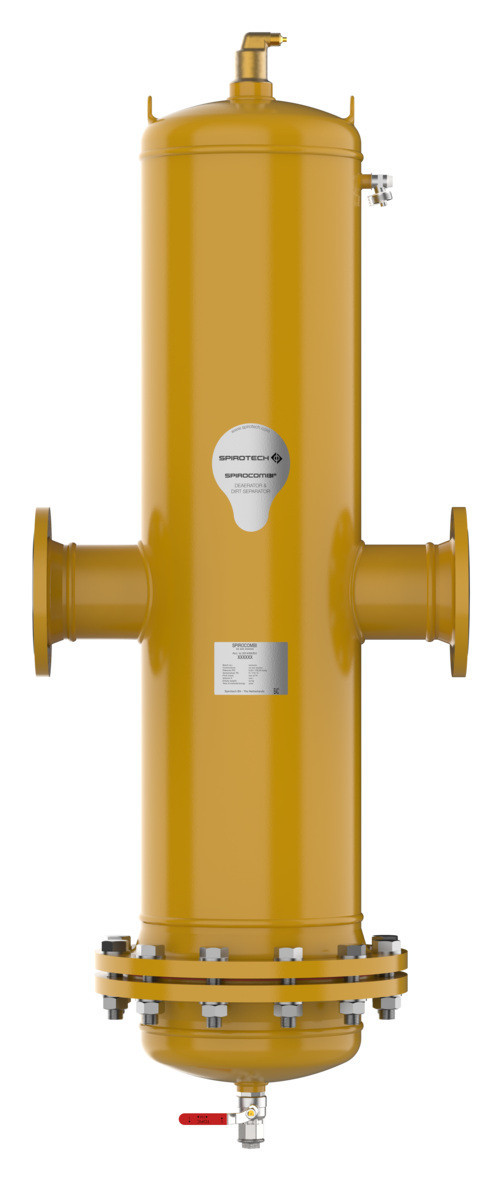 Spirotech Lucht- en vuilafscheiders Spirocombi -DN150 -flens -hiflow -demont