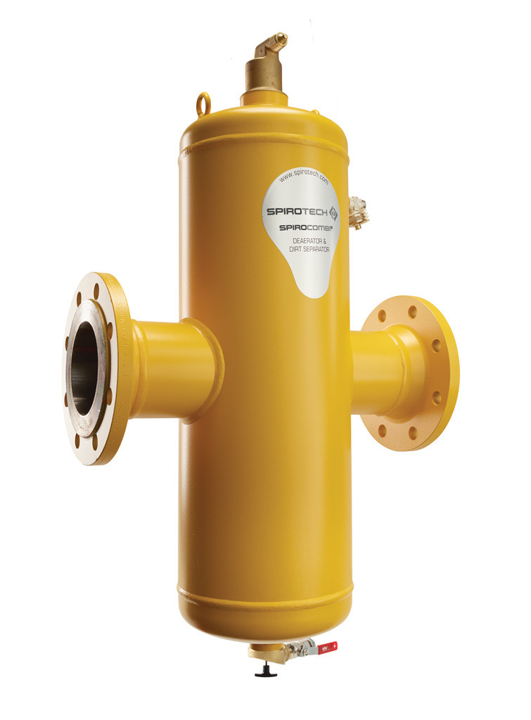 Spirotech Lucht- en vuilafscheiders Spirocombi -DN150 -magneet -flens