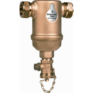 Spirotech Vuilafscheider spirotrap 22MM knel