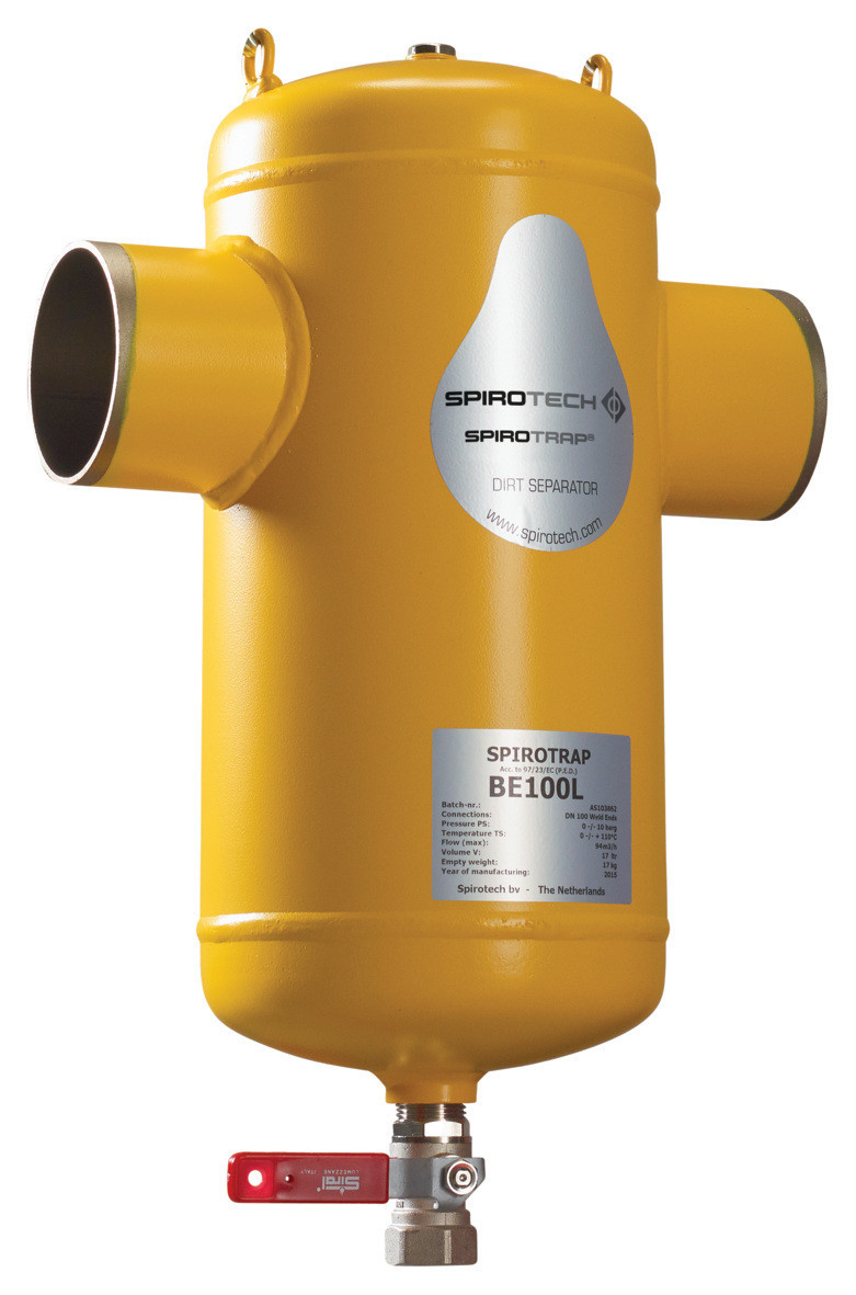Spirotech Vuilafscheiders Spirotrap -DN125 -las