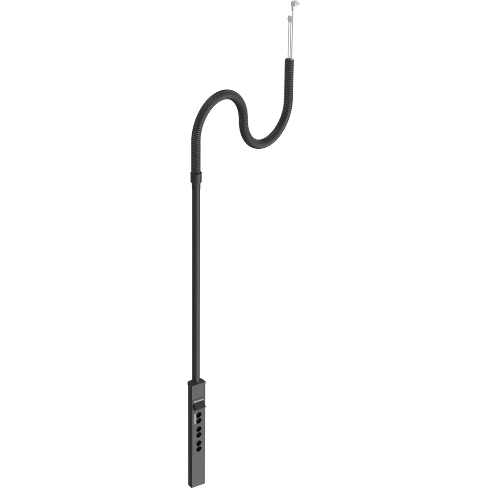 Stago Alu Zuil vrijstaand enkel 2,1M 6XWCD 2XRJ45 S/FTP hoek R9017