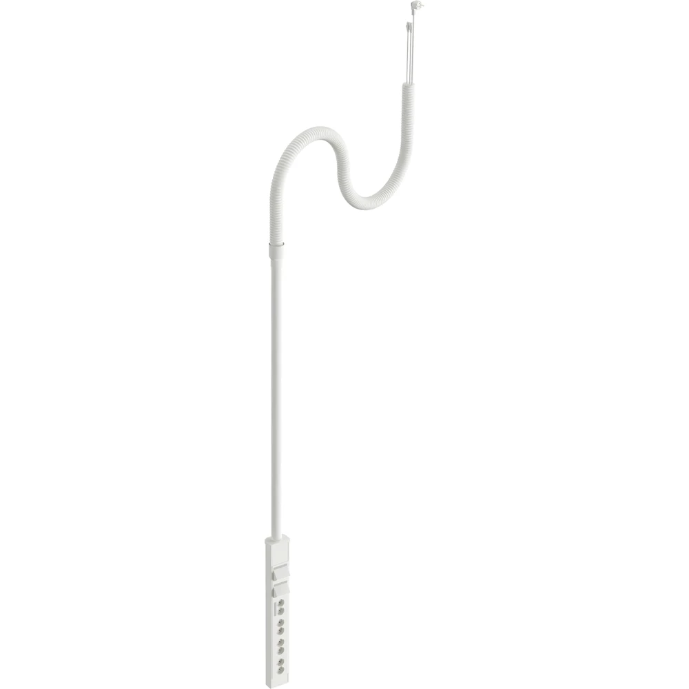 Stago Alu Zuil vrijstaand enkel 2,1M 8XWCD 4XRJ45 S/FTP hoek R9003