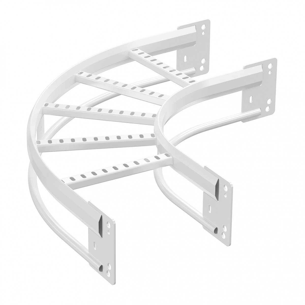 Stago Wibe bocht/hoekstuk kabelladder 90° 400x134mm 9010