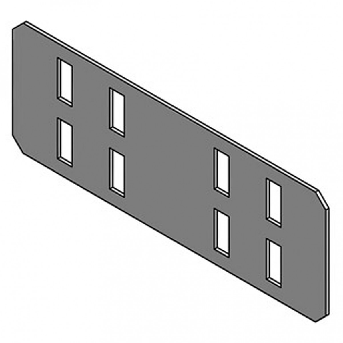 Stago KB184 Koppelplaat H=110 D=1.5 L=300