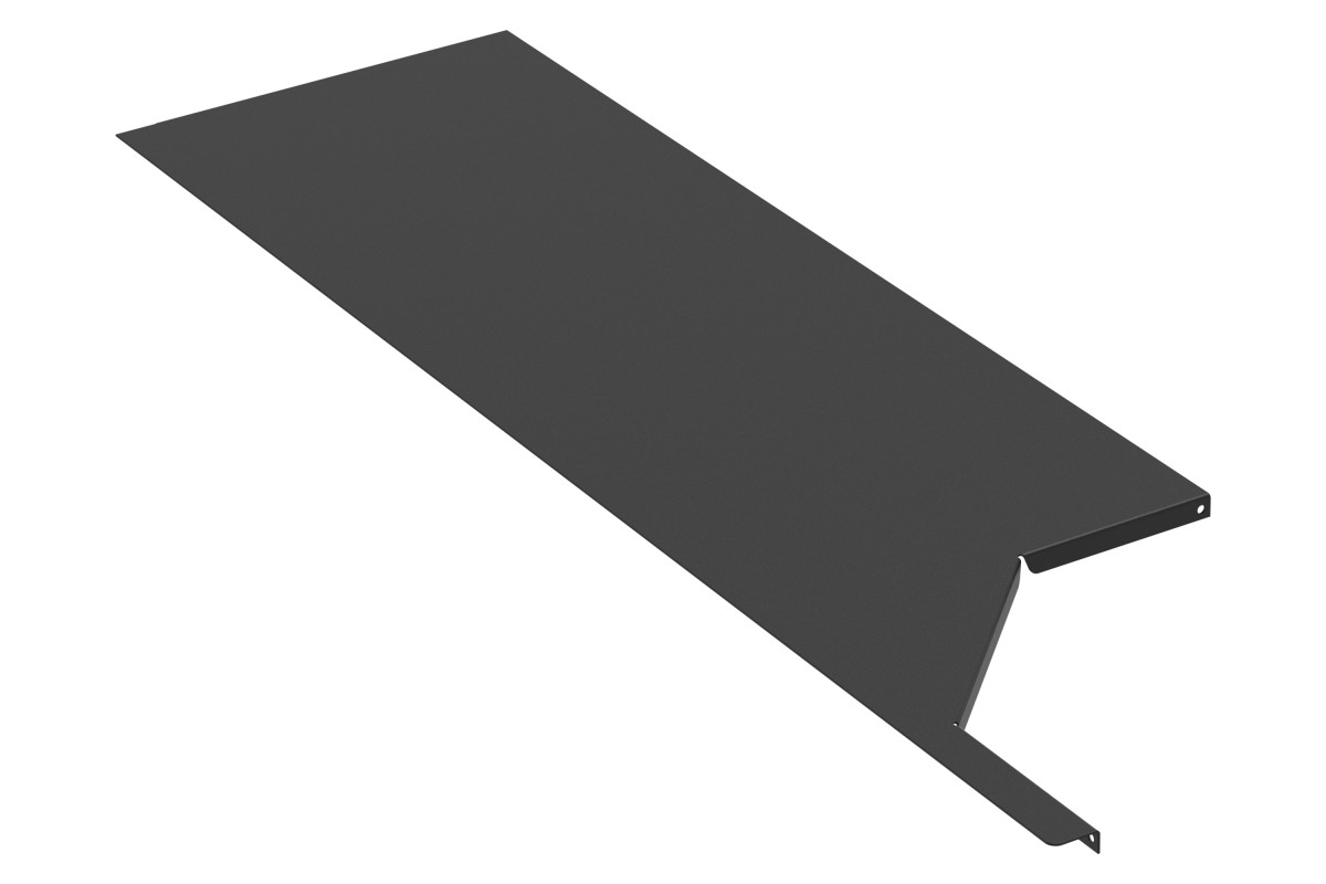 Stago KG281 Hoekaanzetstukdeksel Links 600 zwart