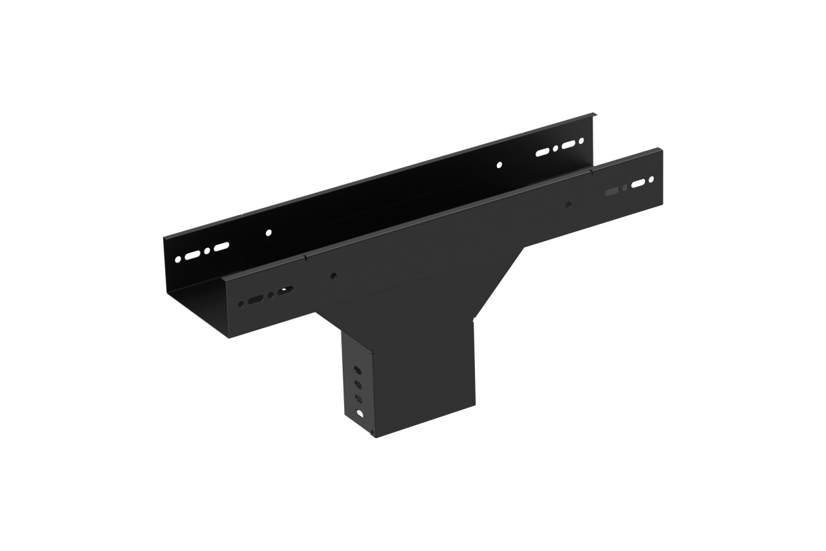 Stago KG281 Verticaal Wandstuk vast 120-120 zwart