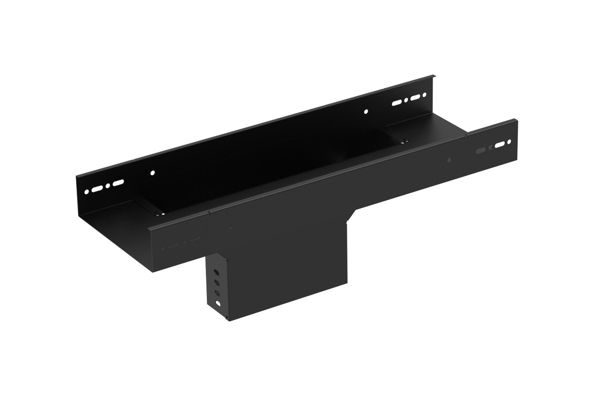 Stago KG281 Verticaal Wandstuk vast 200-200 zwart