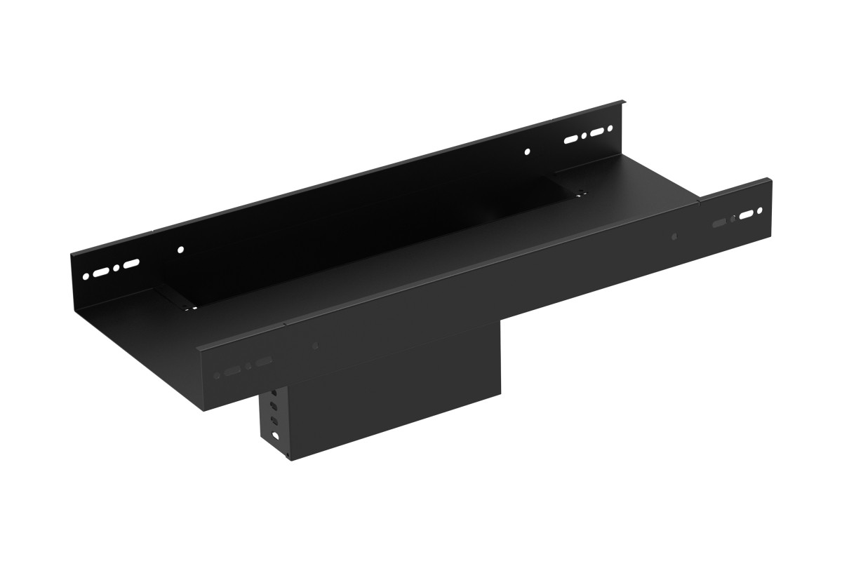 Stago KG281 Verticaal Wandstuk vast 250-250 zwart