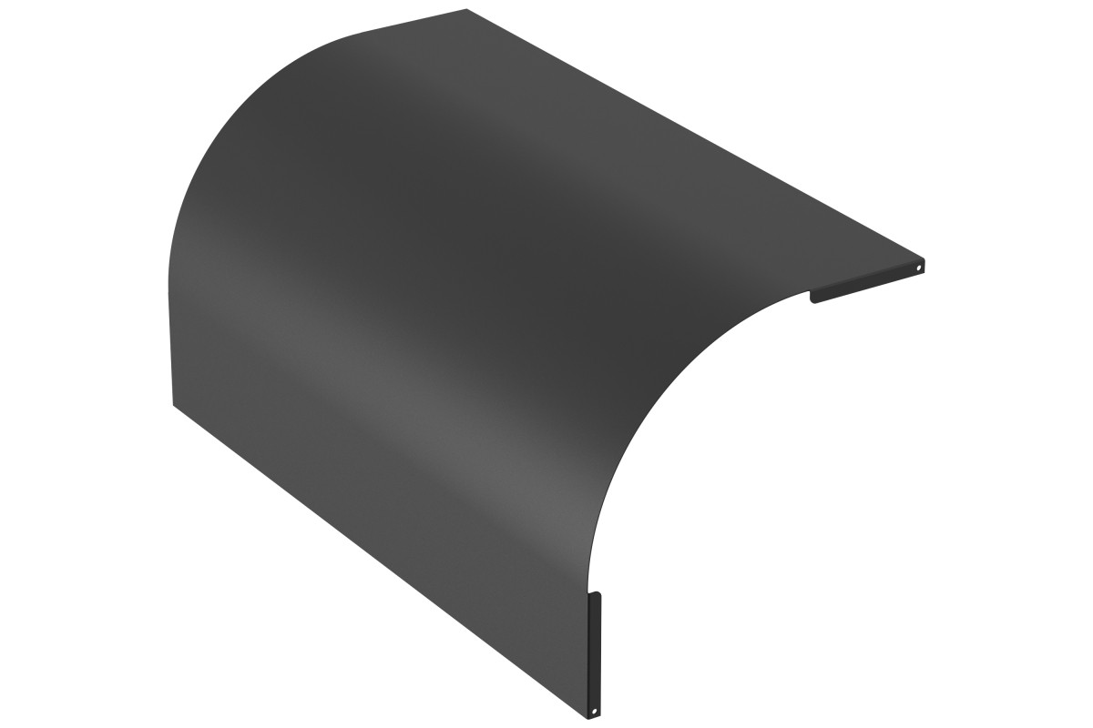 Stago KG281 Vervalstukdeksel Vast 600 zwart