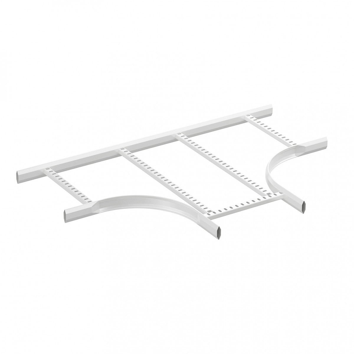 Stago Wibe T-stuk kabelladder 400x55mm 9010