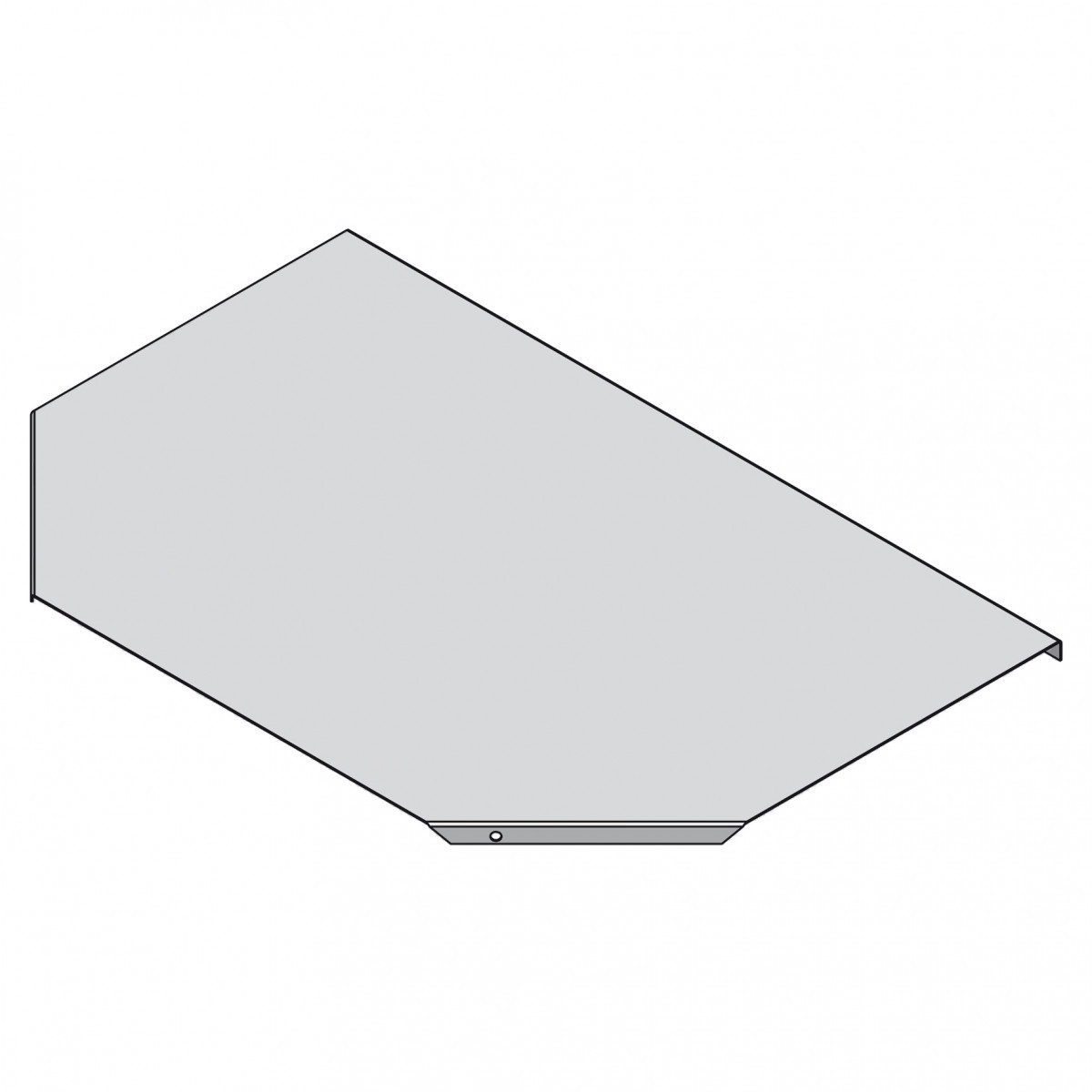 Stago T-stukdeksel vlak 60