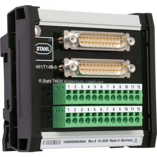 Stahl Modules and components for IS1 9491/T1-08-02 termination board