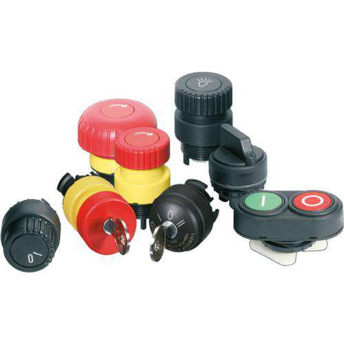 Stahl Parts and accessories components Mushroom Stay-put button with snap fit