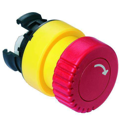 Stahl Parts and accessories components Mushroom Stay-put button with snap fit