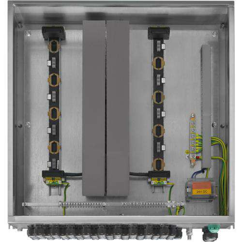 Stahl Remote I/O systems Is1 Rio standard enclosure zone 2 with shield bus