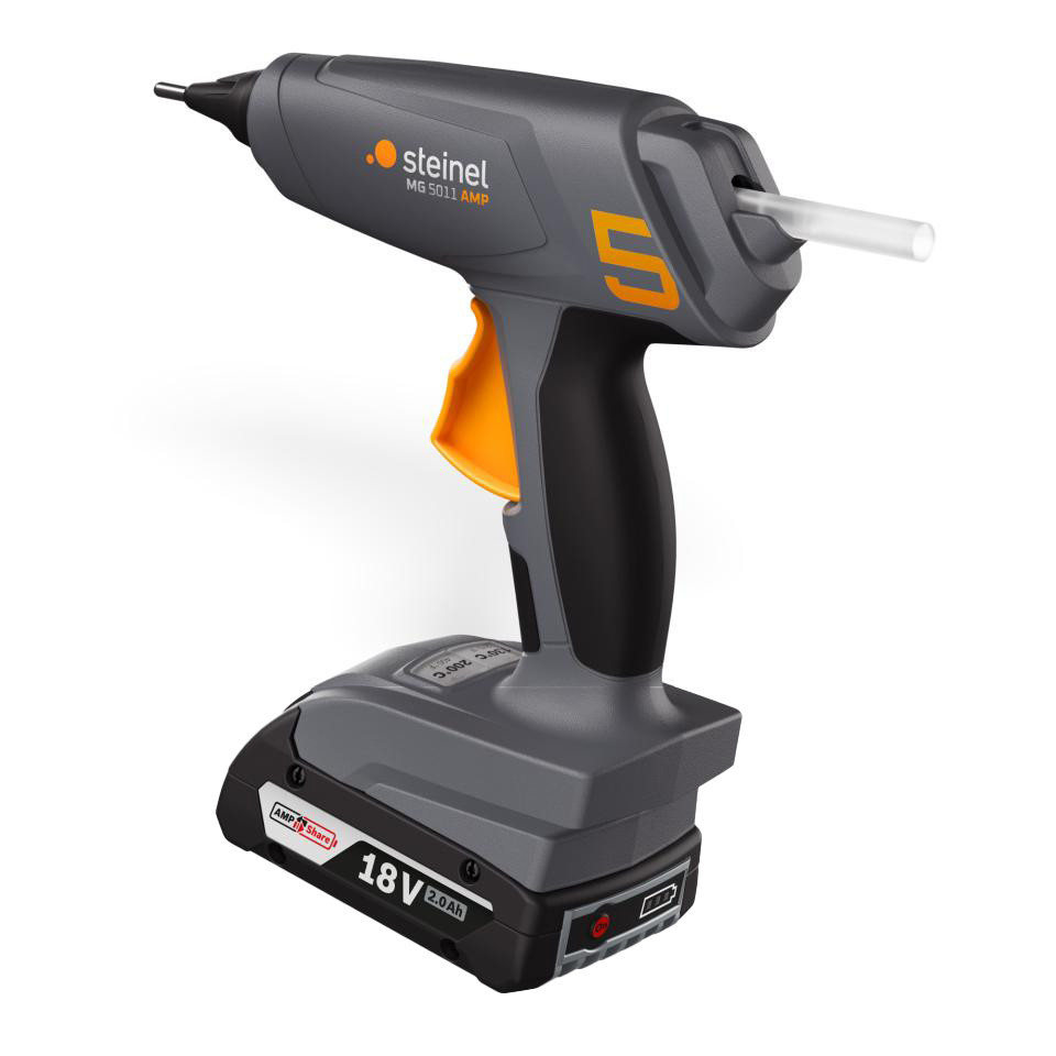 Steinel Gluematic Pro mobileglue 5011 amp + accu 2,0 +lader