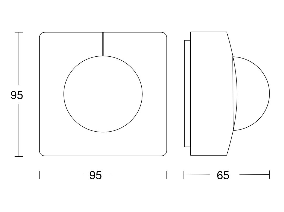 Steinel IS Bewegingsmelder is 3360-E KNX V3,1 opb ZW