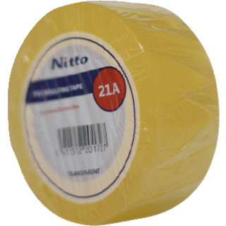 Stokvis PVC TAPE TRANSP 25MMX10M