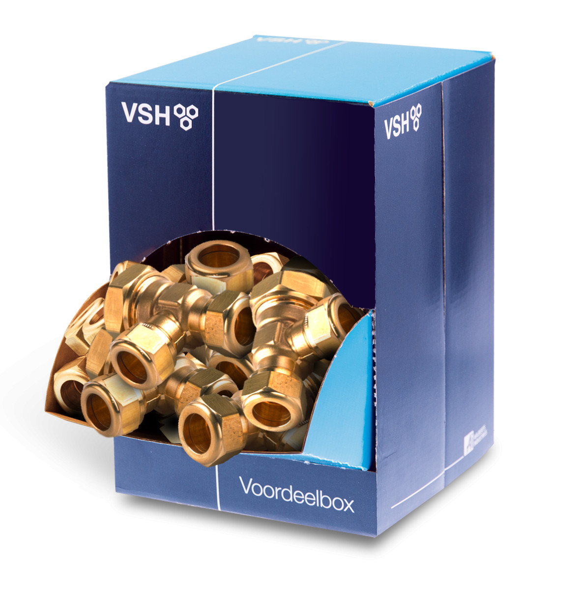 Super T-stuk verloop FFF 22x15x22 voordeelbox