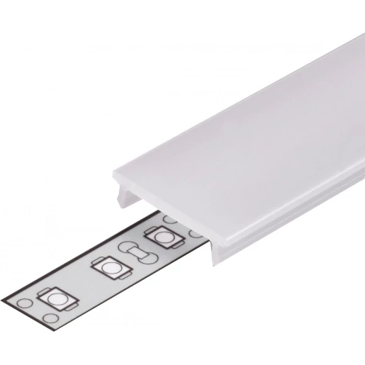 Sylvania Start flex cover F click 2M opaal 2000x18x5mm zilver