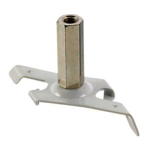 Nordic SKB global trac snap on klem voor M6 staaf fmax 150N wit staal 6410014500689