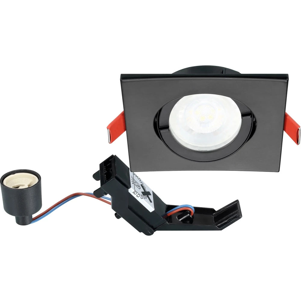 Sylvania Inset Trend 75 Square IP44 Inset TR 75 SW SQ ip44 zwart