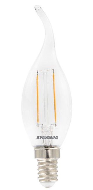 Sylvania ToLEDo Retro Candle Bent-tip T RT C BT 3W CL 250LM 827 e14
