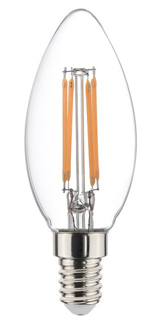 Sylvania ToLEDo Retro Candle Dimmable T RT C 5W CL D 470LM 827 e14