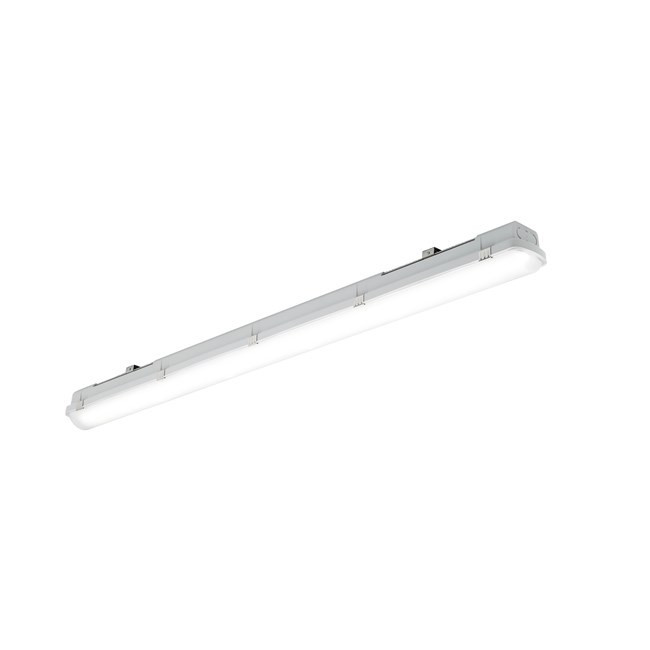Sylvania Resisto waterdicht armatuur multipower 4000K 1200x87mm >80° - extreem breedstralend kabel grijs
