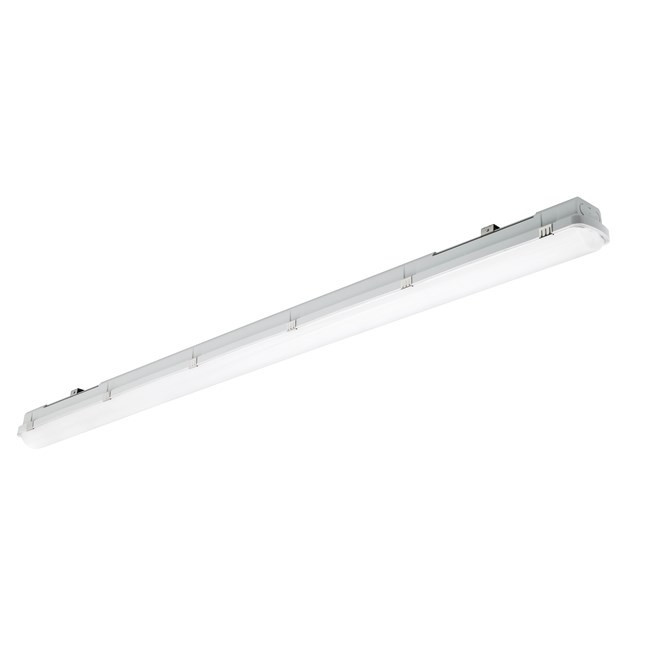 Sylvania Resisto waterdicht armatuur multipower 4000K 1500x87mm >80° - extreem breedstralend kabel grijs