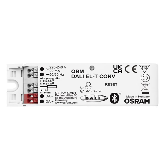 Sylvania SylSmart Connected Accessories SYLSM QBM dali el-T conv ssa