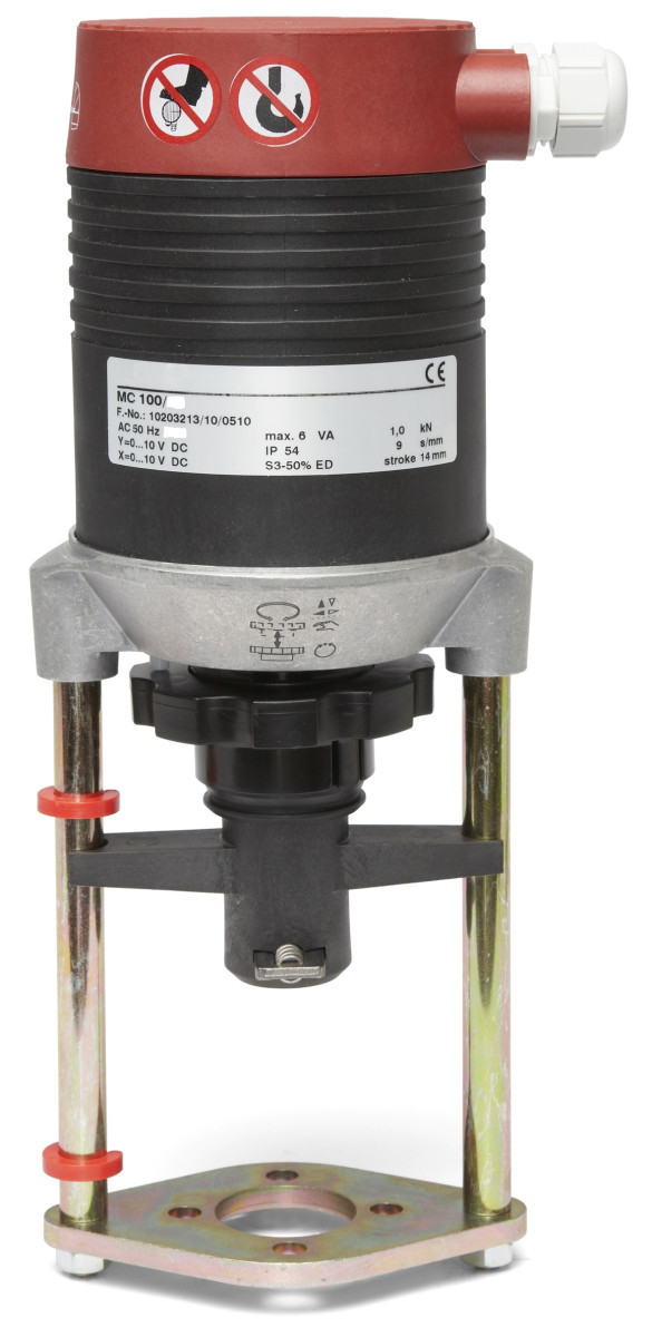 TA Elektrische servomotor MC 100/24, 24VDC, motor 1 KN, 3-punts, 0-10V