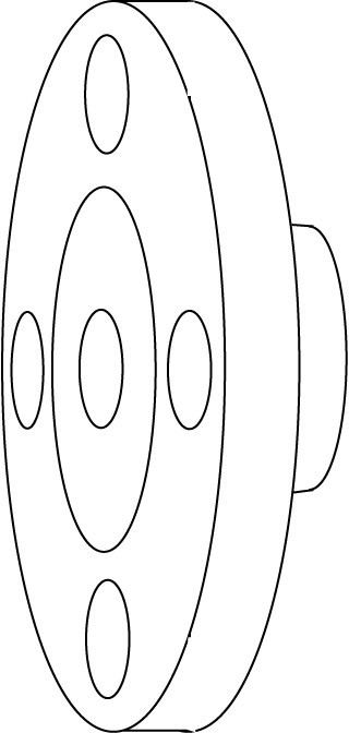 TA Fittingen, flenzen en koppelingen v Draadflens, Ø 165 MM, g2"bi, lengte 20 MM
