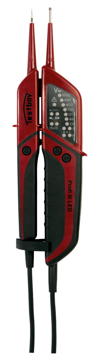 Testboy Elektrische test- en meetinstrument Profi iii led tweepolige spanningstester