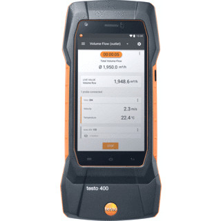 Testo LUCHTSNELHEIDSMETER 400