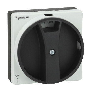 Tesys VLS - rec. rot. handle - screwfixing - black - shaft 5 MM - 65x6