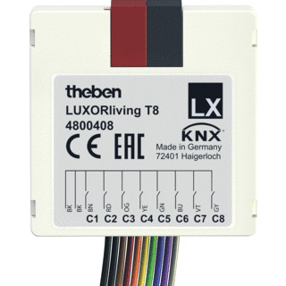 Theben Impulsdrukkerinterface luxorliving 8 kanalen