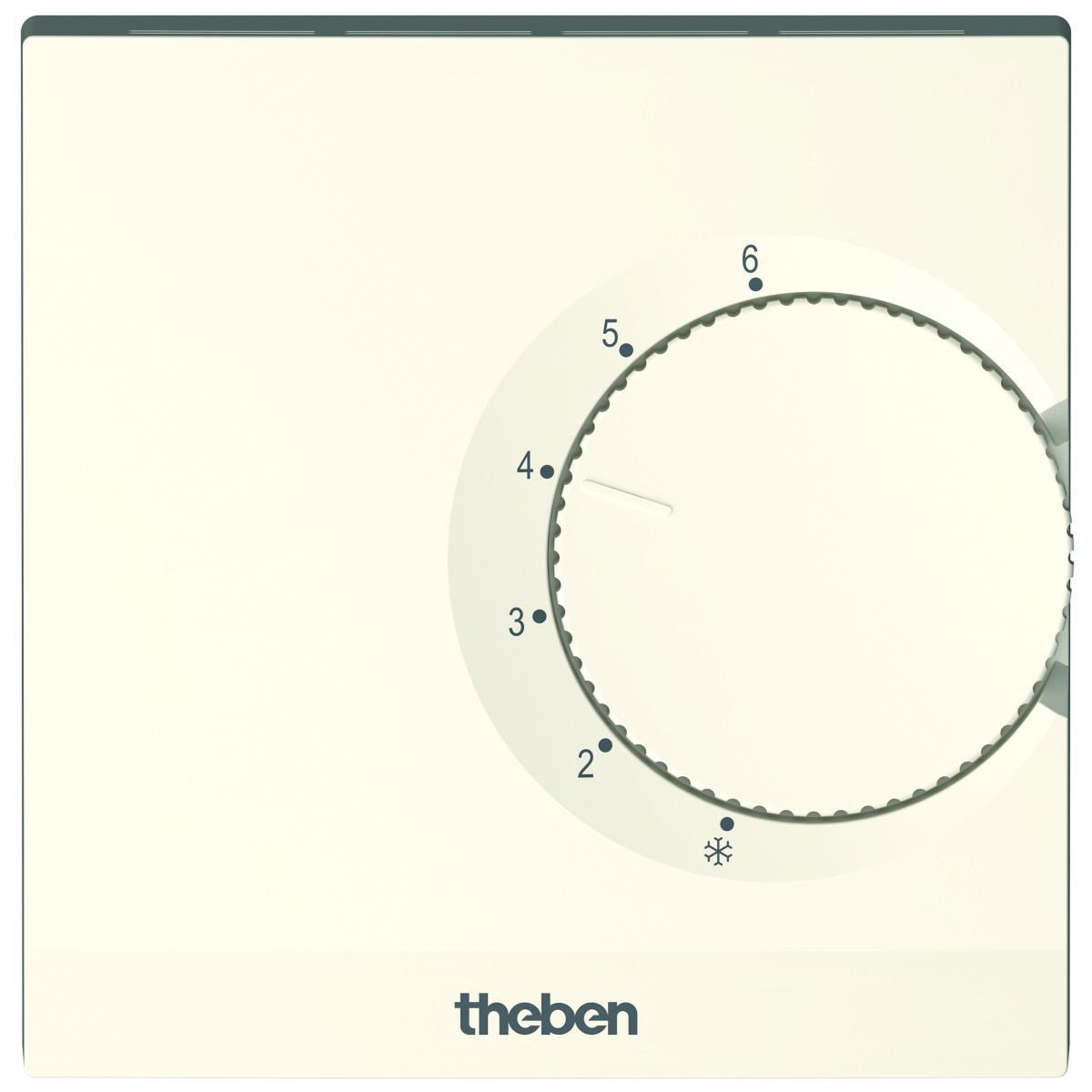 Theben Ramses Elektronische Thermostaat, basis, opbouw, wit