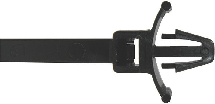 Abb Drukmontuur kabelbinder black pa 6.6 temp tot 105 graden C uv beste