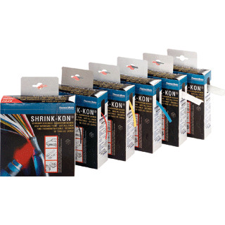 Abb Dunwandige krimpkous 2:1 1.6MM box 12 meter rood