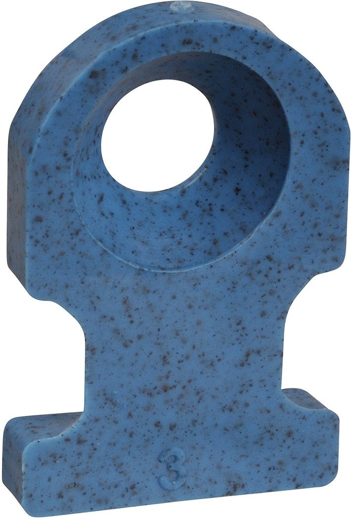 Abb Montuurbasis met laag profiel blauw nylon 6.6 L 19.1M B 12.7MM H 3.