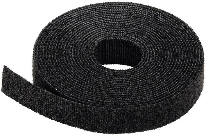 Abb TY-grip klittenband rol haak en lus 457.2MMX19,1MM zwart