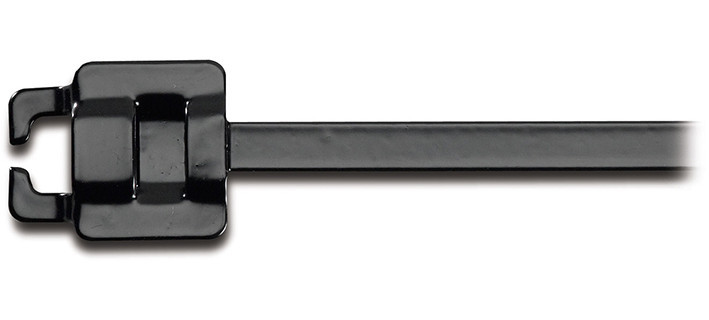 Abb TY-met RVS kabelbinder hersluitbaar 316 gecoat 900MMX10MM