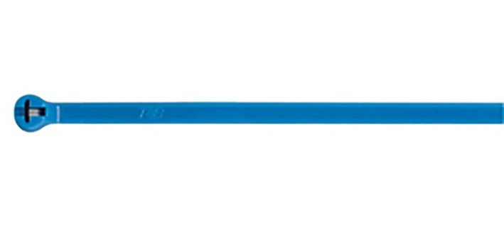 Abb TY-rap kabelbundelband kunststof 2,4x203mm blauw