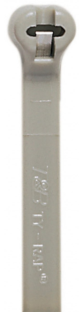 Abb TY-rap kabelbinder met RVS lip 368MMX3,6MM uv bestendig grijs
