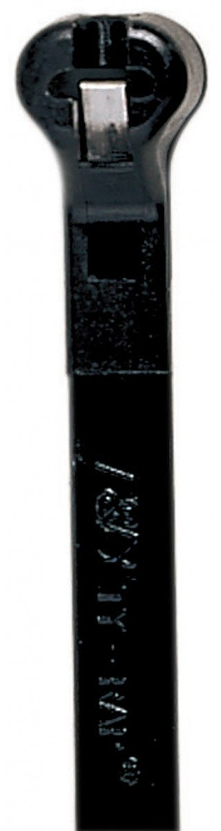 Abb TY-rap kabelbinder met RVS lip 368MMX3,6MM zwart