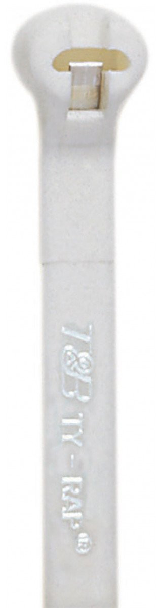 Abb TY-rap kabelbinder met RVS lip 889MMX8,1MM wit