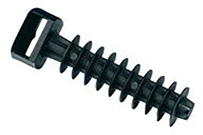 Abb Zadel voor muurmontage voor kabelbinder tot 9,5MM boorgat 8MM