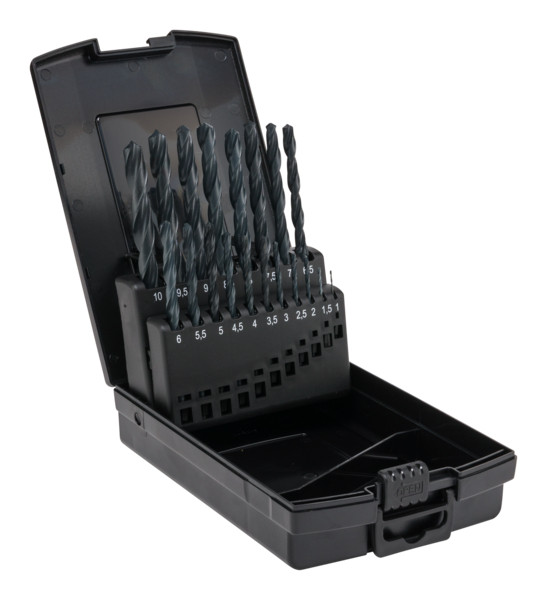 TIP Metaalborencassettes Metaalboorcassette, 19-delig, rolgewalst